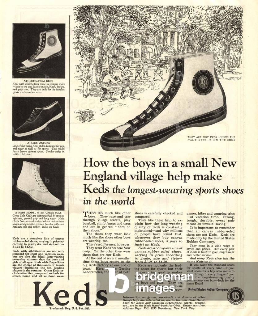 Keds Magazine, advert, USA, 1920s