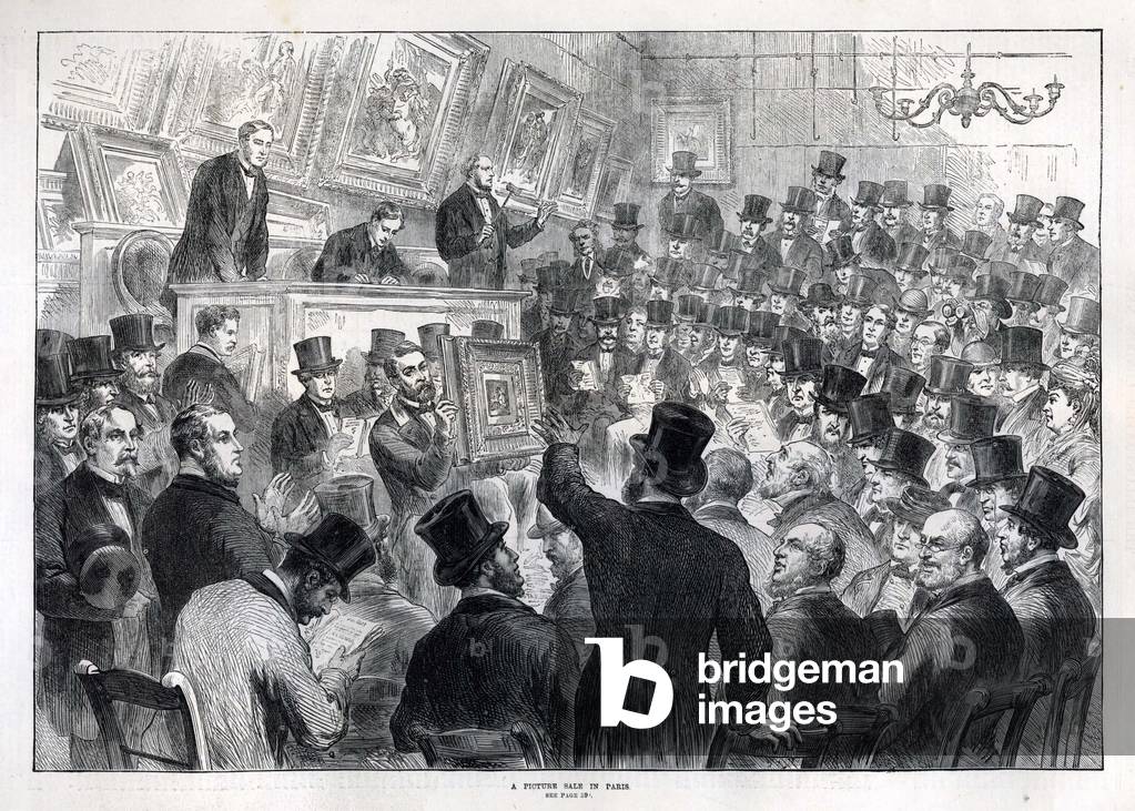 Paris Auctions Magazine Plate, UK, 1870s