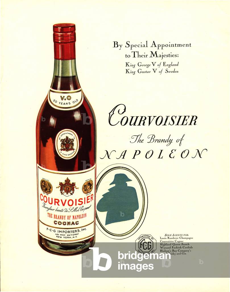 Courvoisier Magazine, advert, UK, 1930s