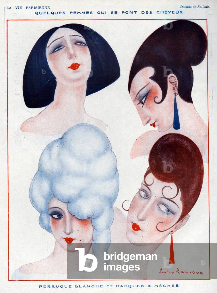 La Vie Parisienne Magazine Plate, France, 1920s (print)