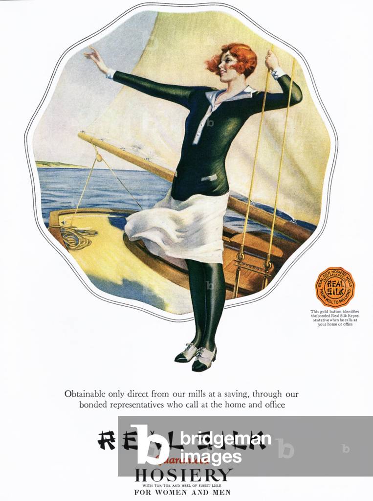 Real Silk Magazine, advert, USA, 1920s