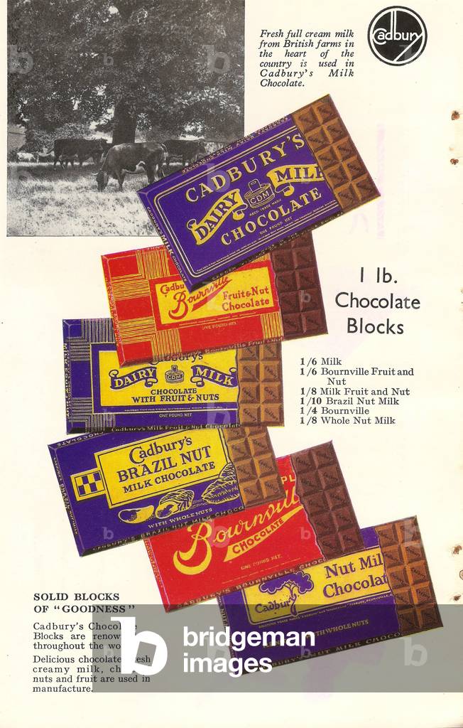Cadbury's Bournville, 1930s (print)