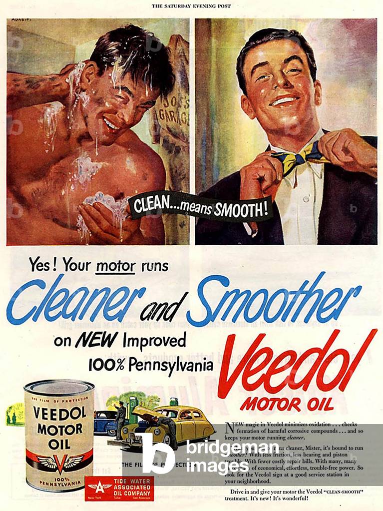 Veedol Magazine Advert, USA, 1950s