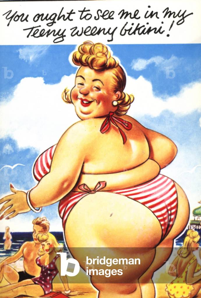 Saucy Humour Postcard, UK, 1950s