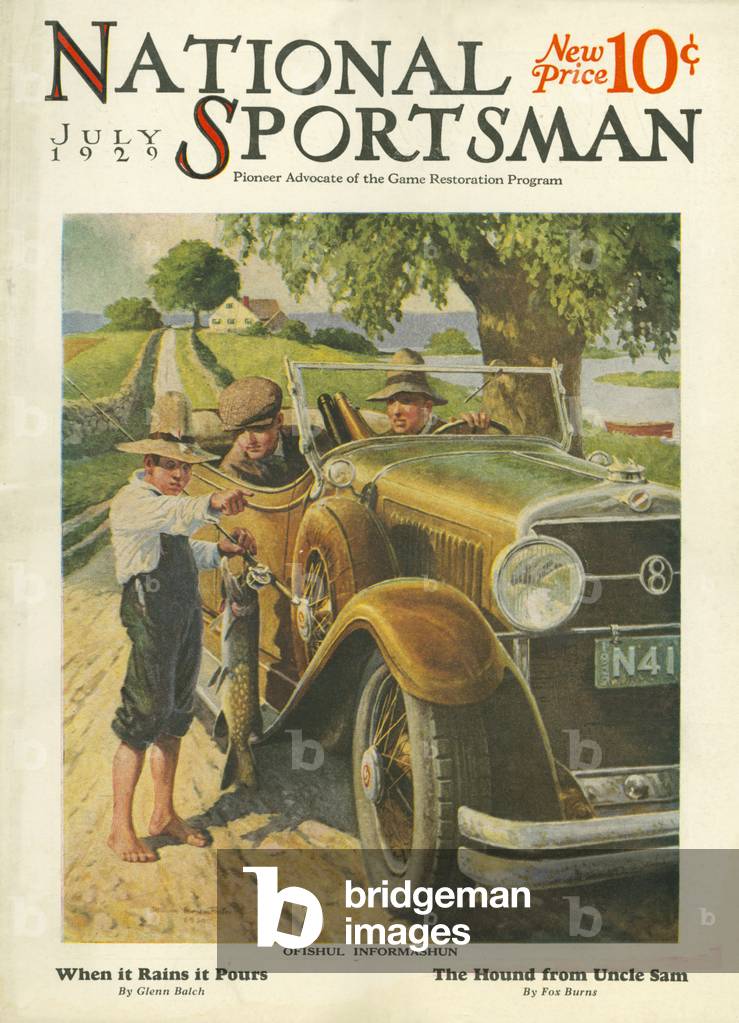 National Sportsman Magazine Cover, USA, 1920s