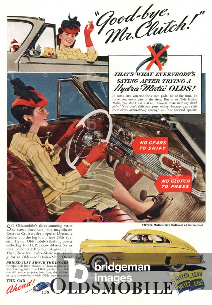 Oldsmobile Magazine, advert, USA, 1940s