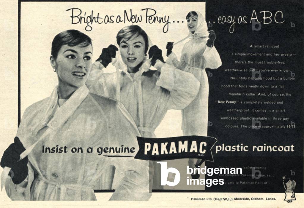 Pakamac Magazine, advert, UK, 1950s