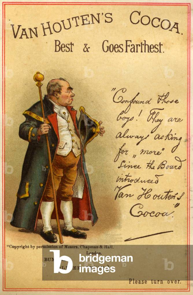 Van Houten's Cocoa Magazine Advert, UK, 1890s