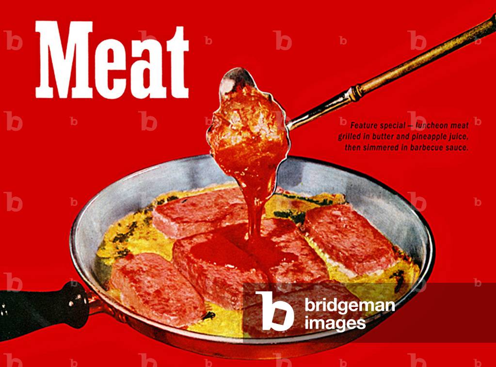 Meat Magazine Advert, USA, 1940s