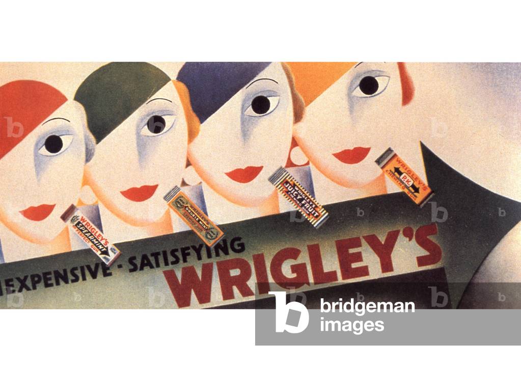 Wrigleys Magazine, advert, USA, 1930s