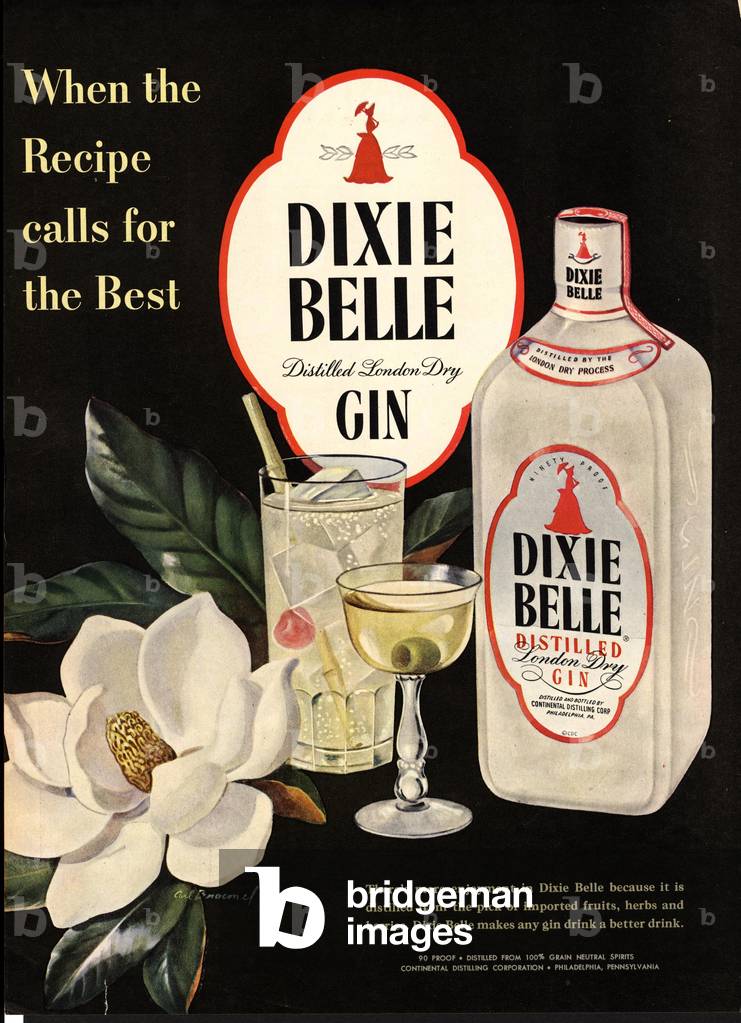 Dixie Bell Magazine, advert, USA, 1940s