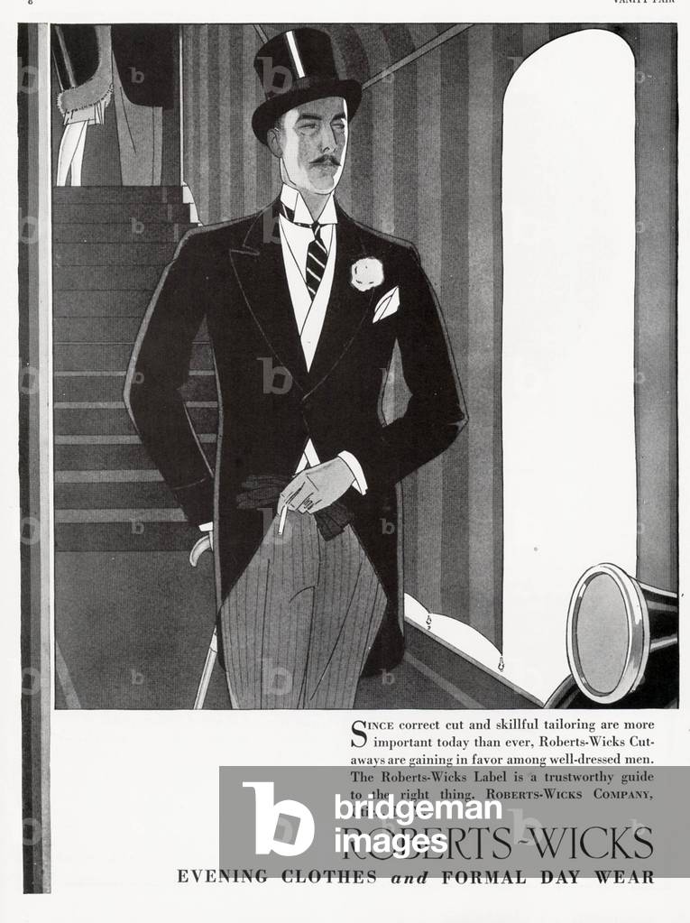 Roberts Wicks Magazine, advert, USA, 1920s