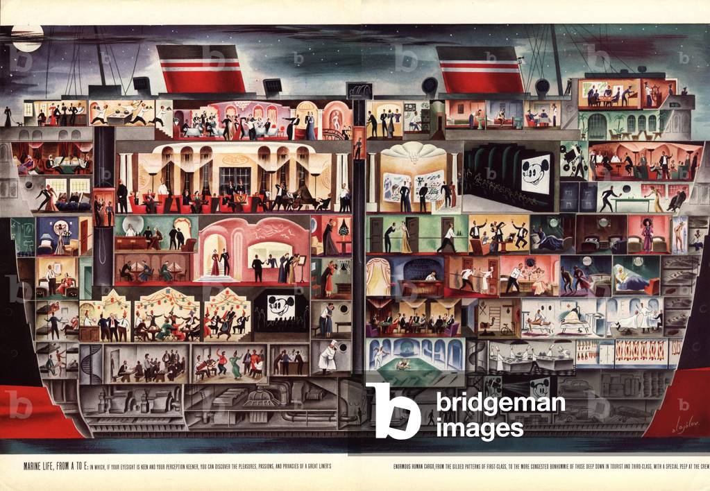 Cruises Magazine Plate, USA, 1930s