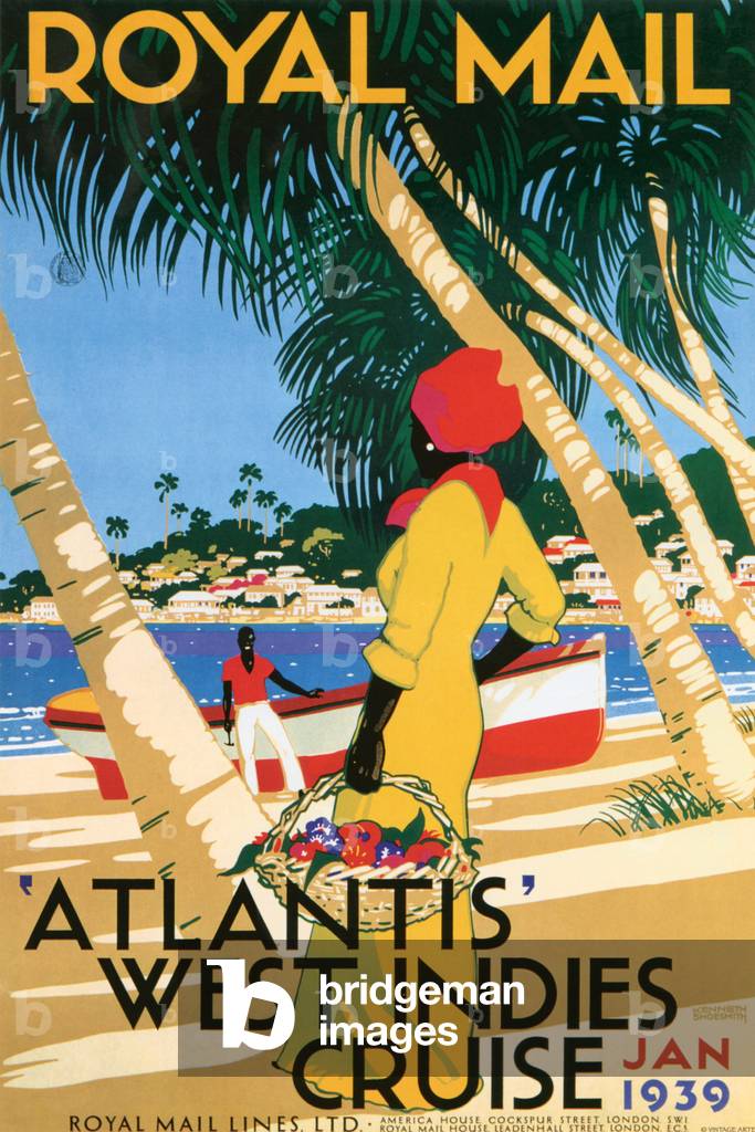 Royal Mail Lines for West Indies Poster, 1930s (print)