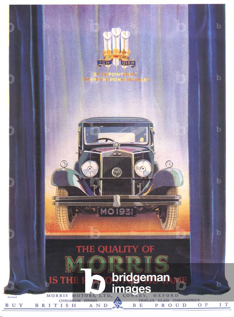Morris Magazine, advert, UK, 1930s