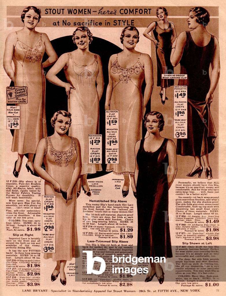 Jane Bryant Catalogue/ Brochure Plate, USA, 1930s