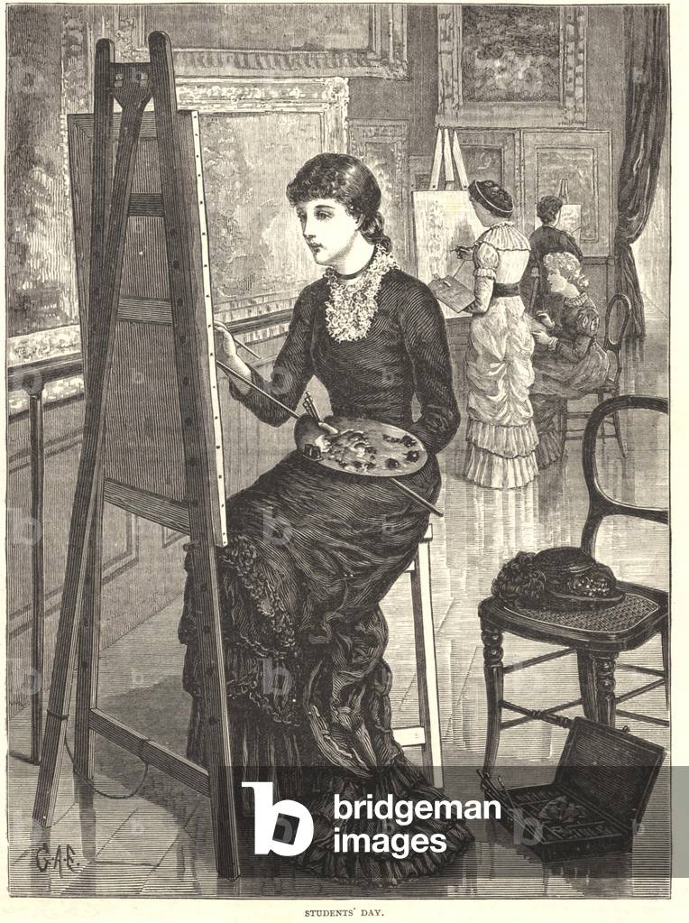 Women Painters Magazine Plate, UK, 1890s