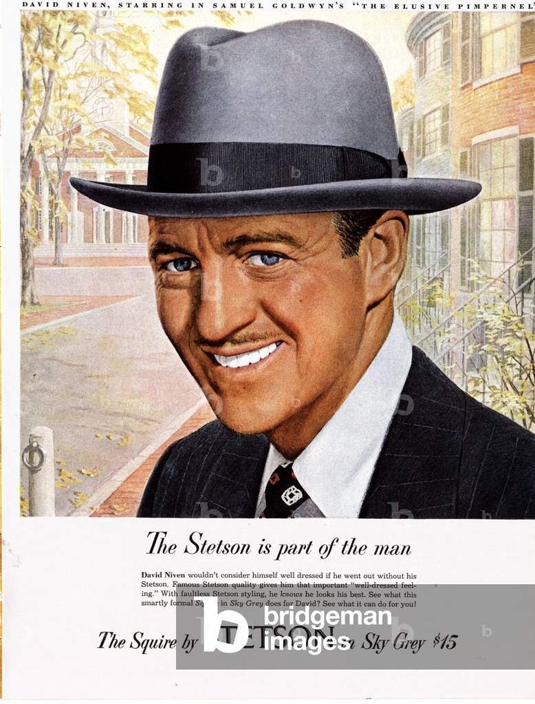 Stetson Hats Magazine, advert, USA, 1940s