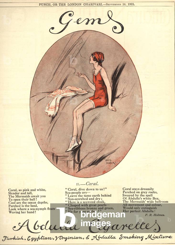 Gem s Ab-lla Cigarettes, 1930s (print)