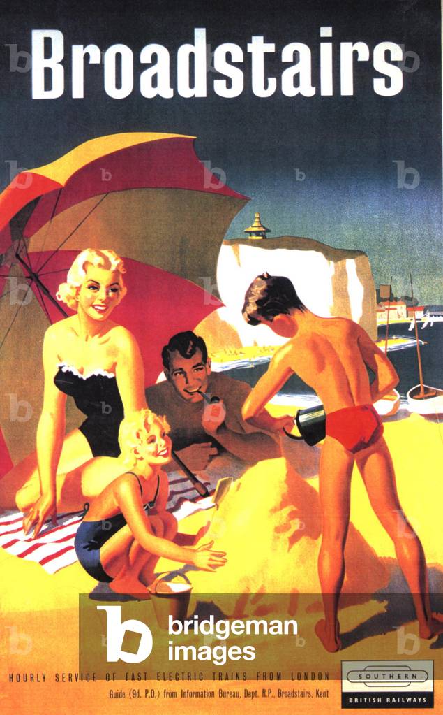 holidays broadstairs destinations, 1959 (poster)