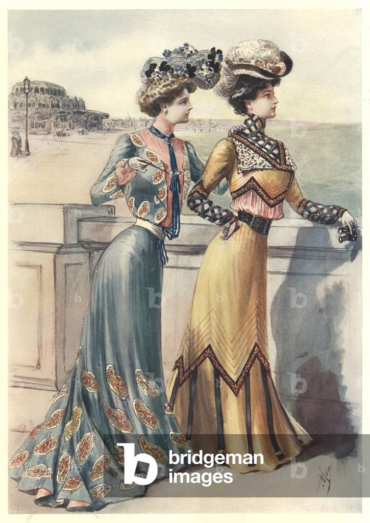 Fashionable Women, Magazine Plate, UK, 1890s