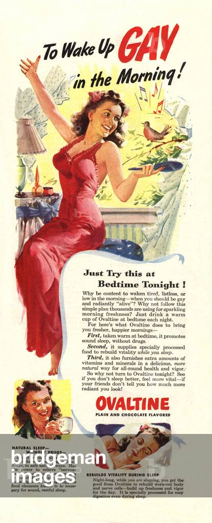 Ovaltine Magazine, advert, UK, 1940s