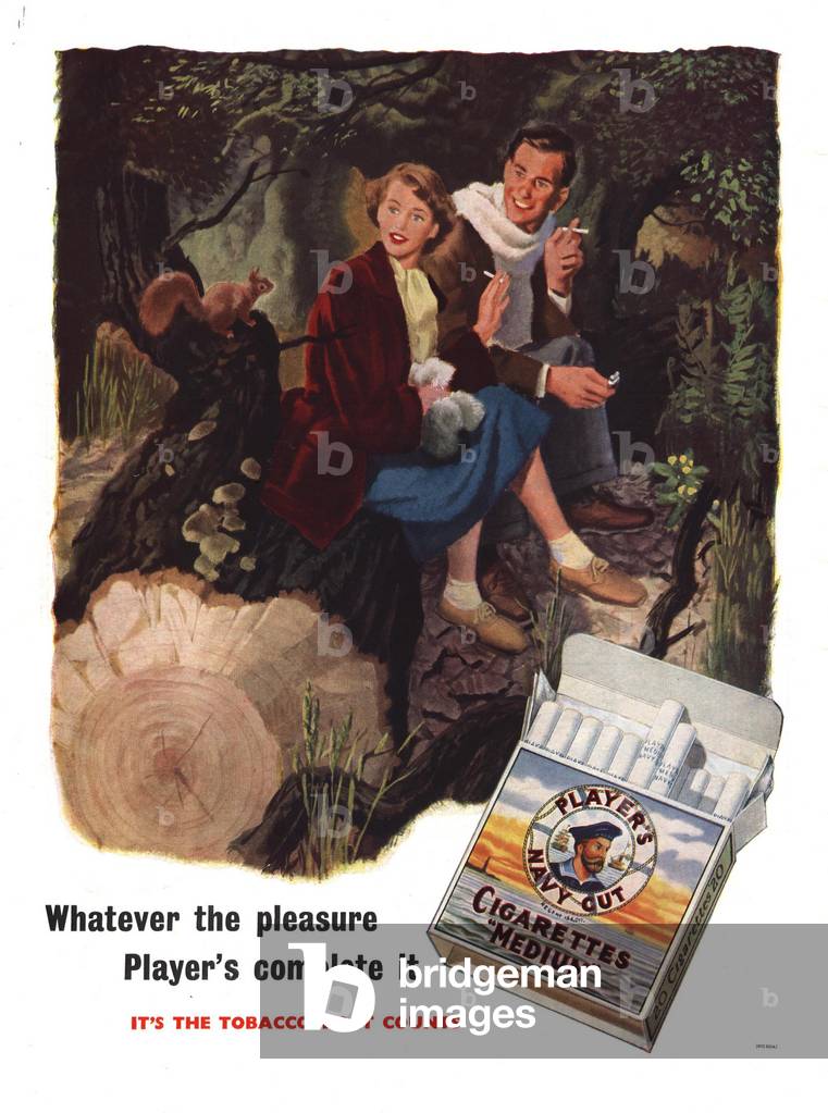 Player's Navy Cut, 1950s (print)
