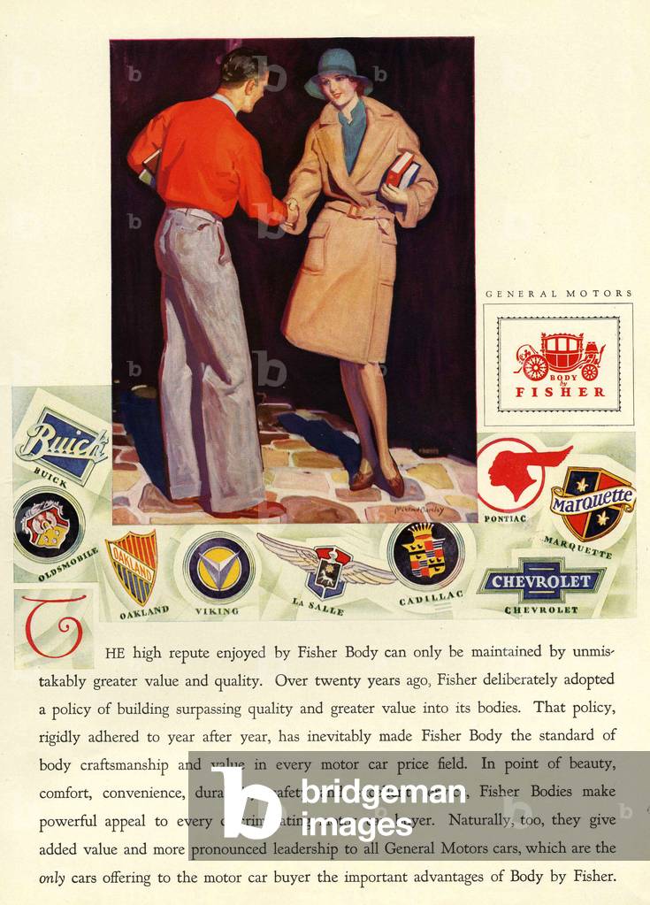 Fisher Magazine Advert, USA, 1930s