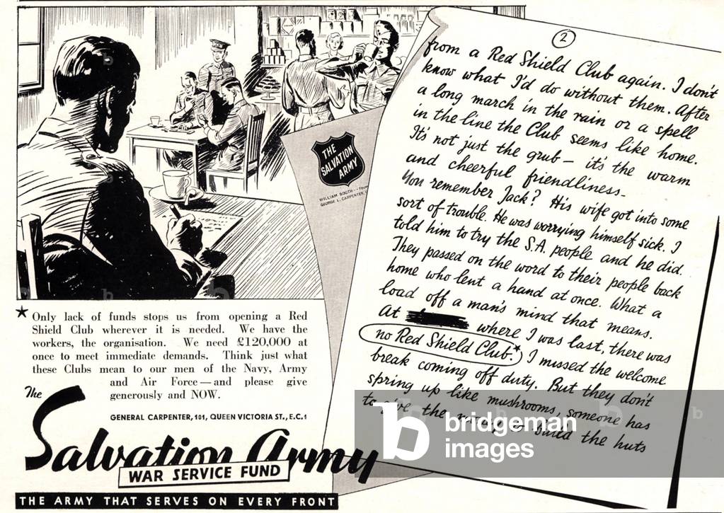 The Salvation Army Magazine, advert, UK, 1940s