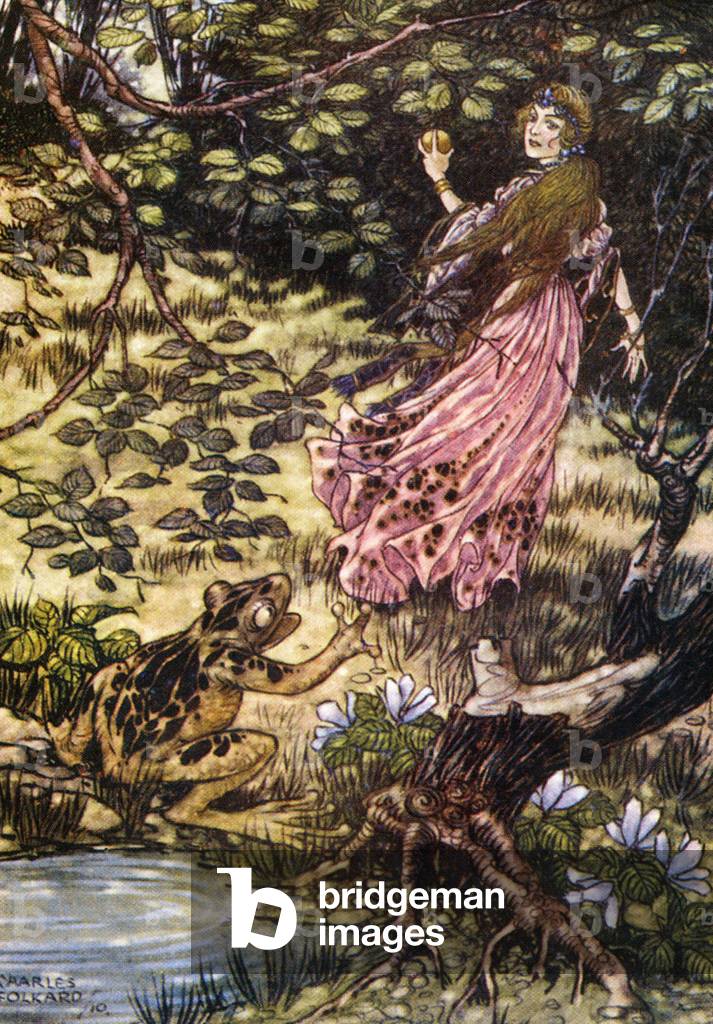 The Frog Prince Book Plate, UK, 1910s