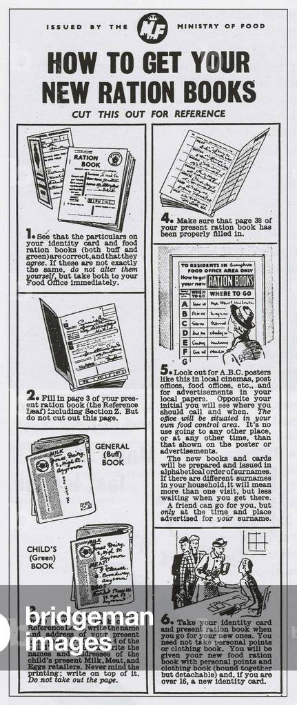 Ministry of Food Magazine, advert, UK, 1940s