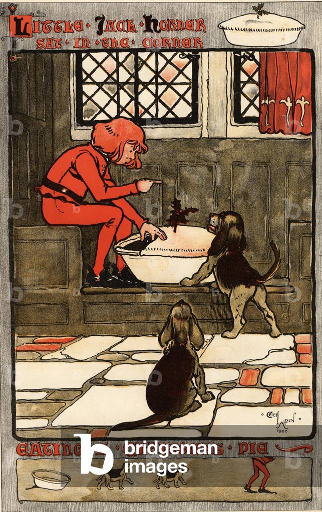 Christmas Magazine Plate, UK, 1900s