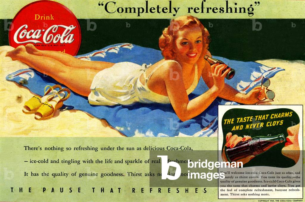 Coca-Cola Magazine Advert, USA, 1940s