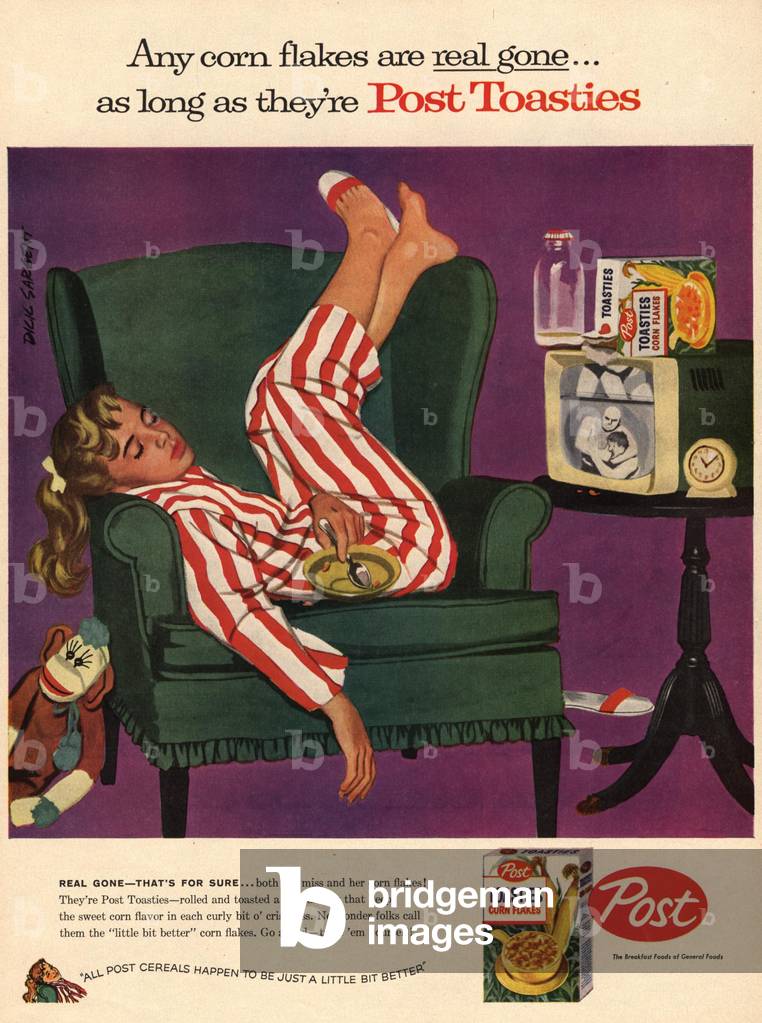 Post Toasties, 1950s (print)