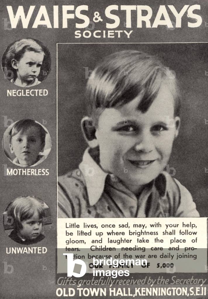 Waifs And Strays Magazine, advert, UK, 1940s