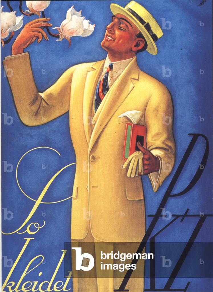 Mens Fashion 1920s Poster, Germany, 1920s