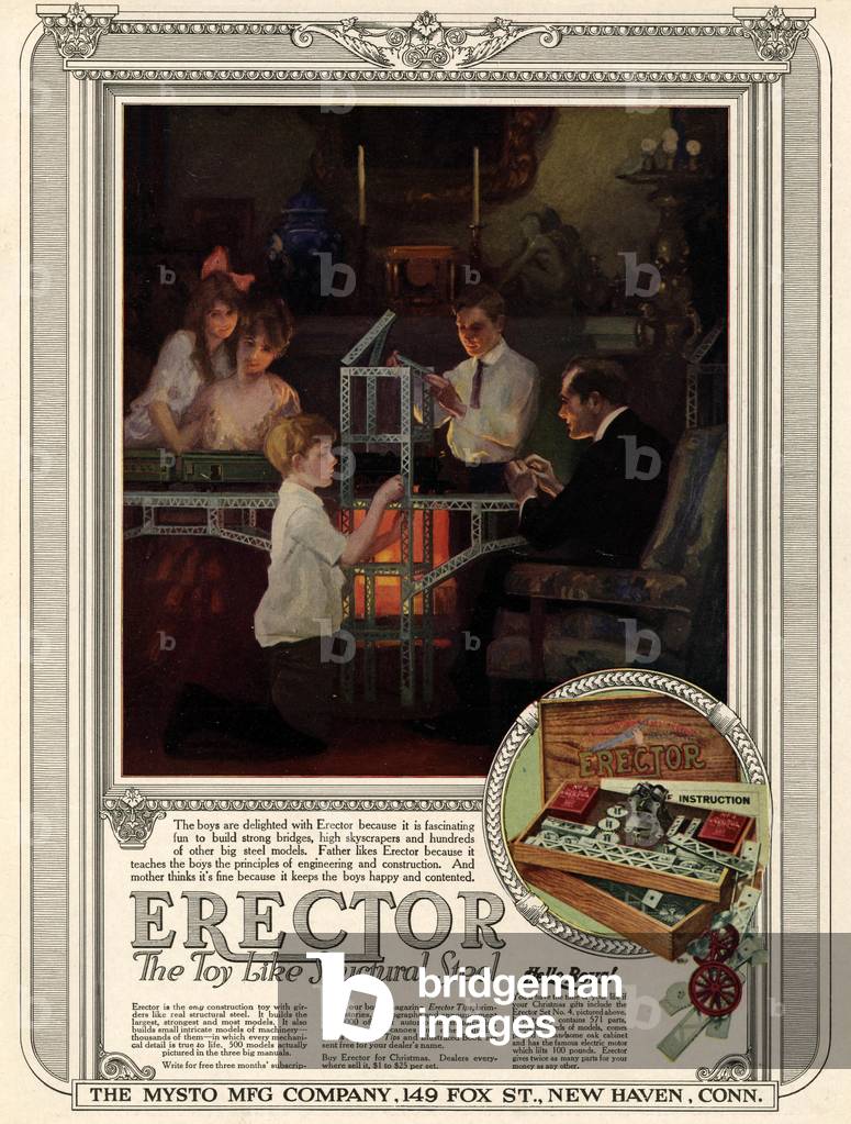 Erector Magazine, advert, USA, 1920s