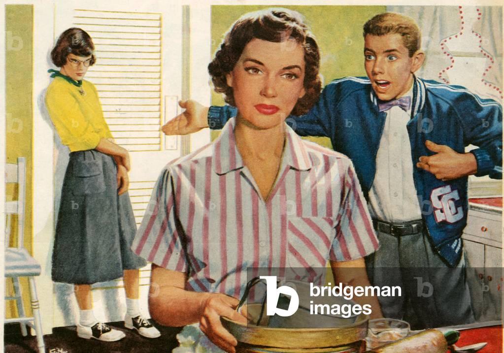 Illustrations Magazine Plate, USA, 1950s