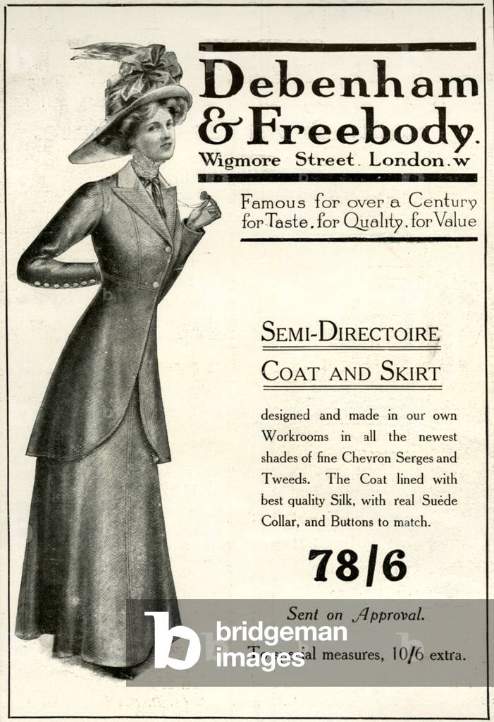 Debenhams Magazine Advert, UK, 1900s