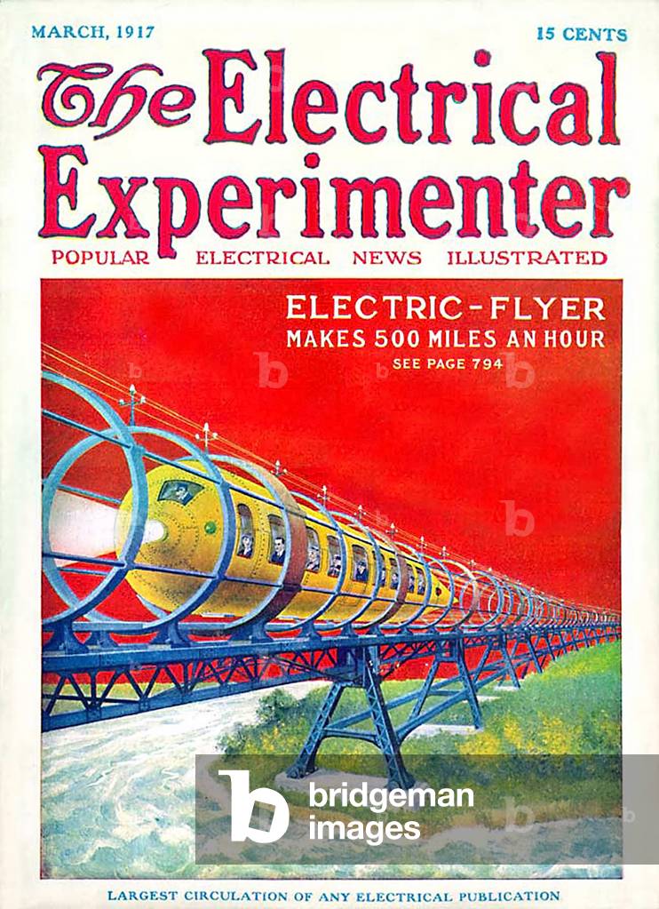 The Electrical Experimenter Magazine Cover, USA, 1910s