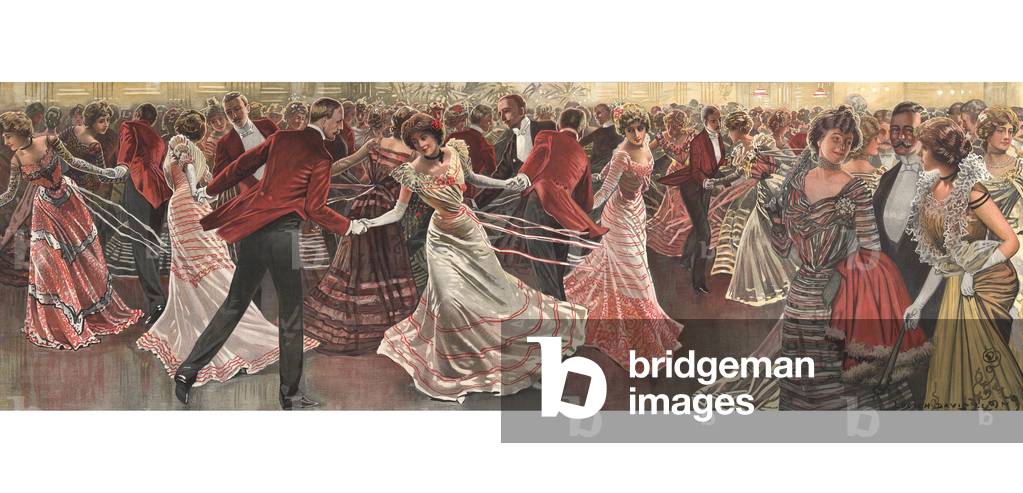 Christmas Ball Poster, UK, 1900s