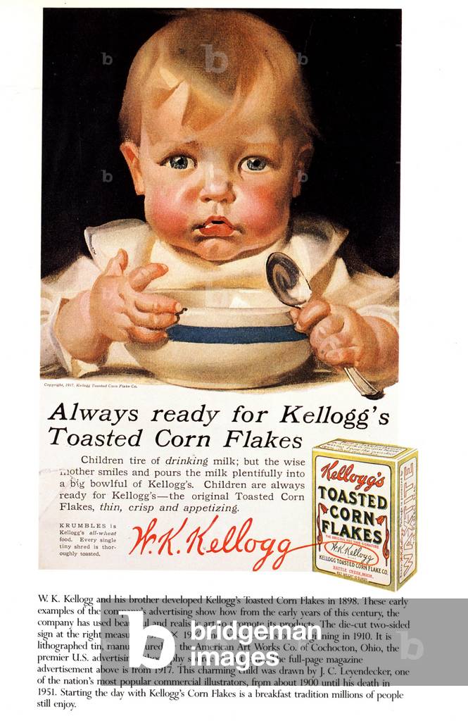 Kellogg's Magazine, advert, USA, 1910s