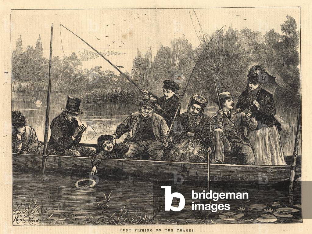 Fishing Magazine Plate, UK, 1890s