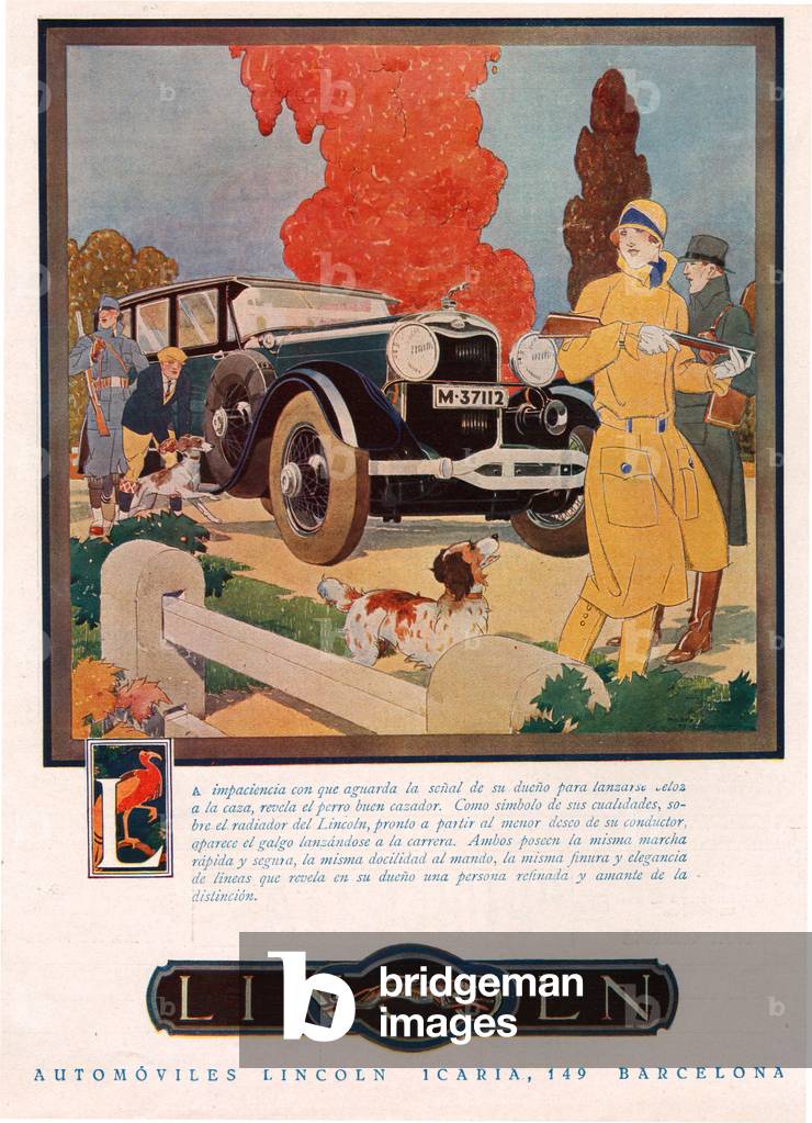 Lincoln Division of Ford Magazine, advert, USA, 1920s