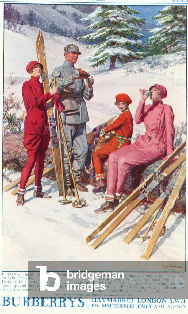 Burberry Magazine, advert, UK, 1920s