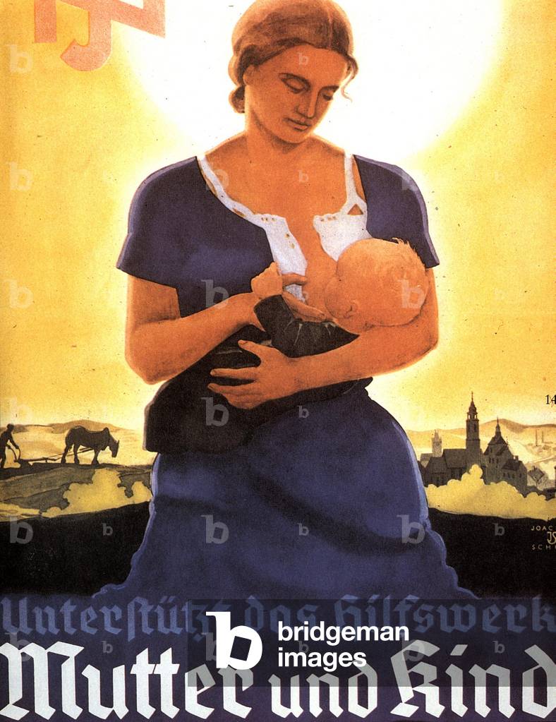 German Propaganda Poster, Germany, 1930s
