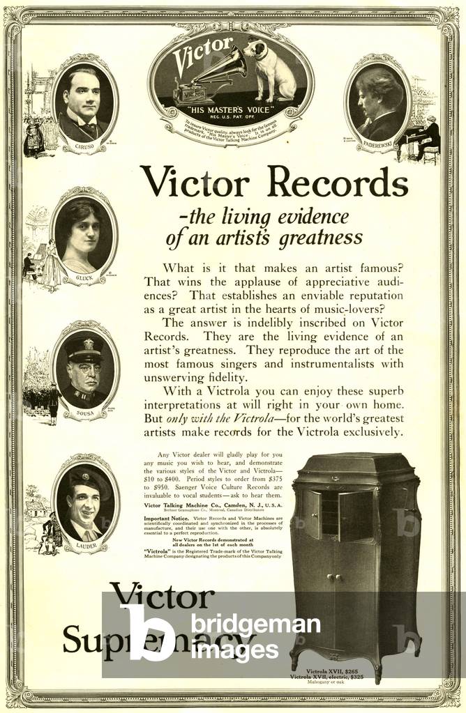 HMV RCA Victor, 1910s