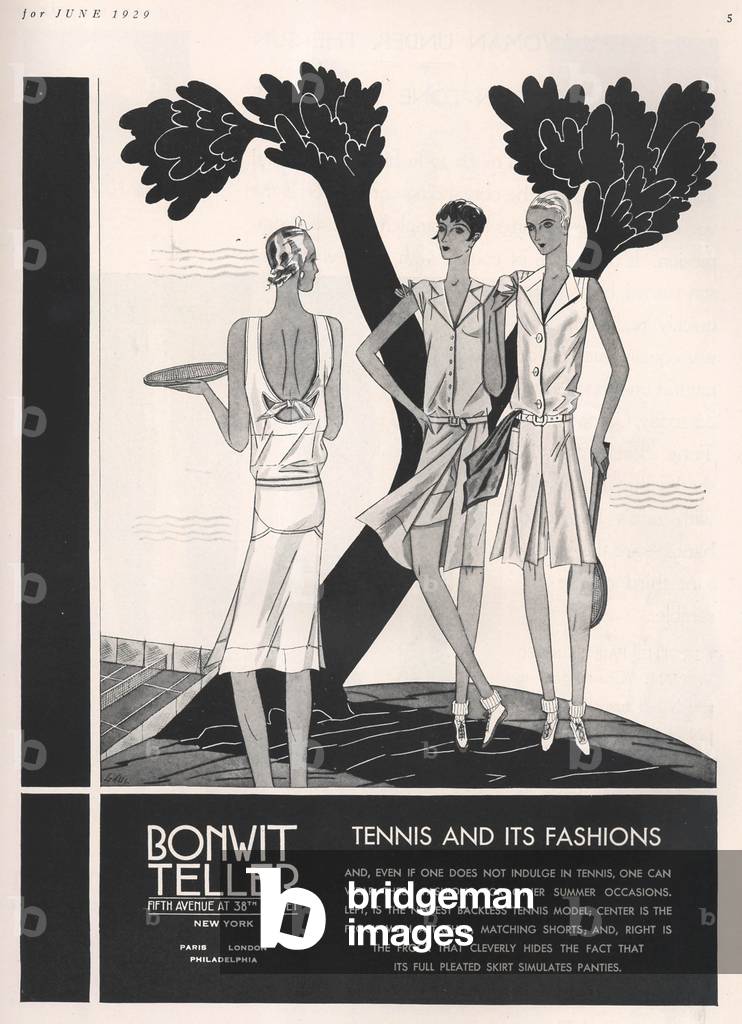 Bonwitt Teller Magazine, advert, USA, 1920s