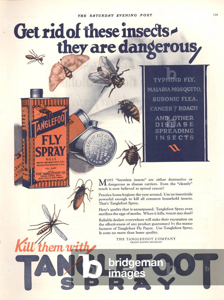 Tanglefoot Magazine, advert, USA, 1930s