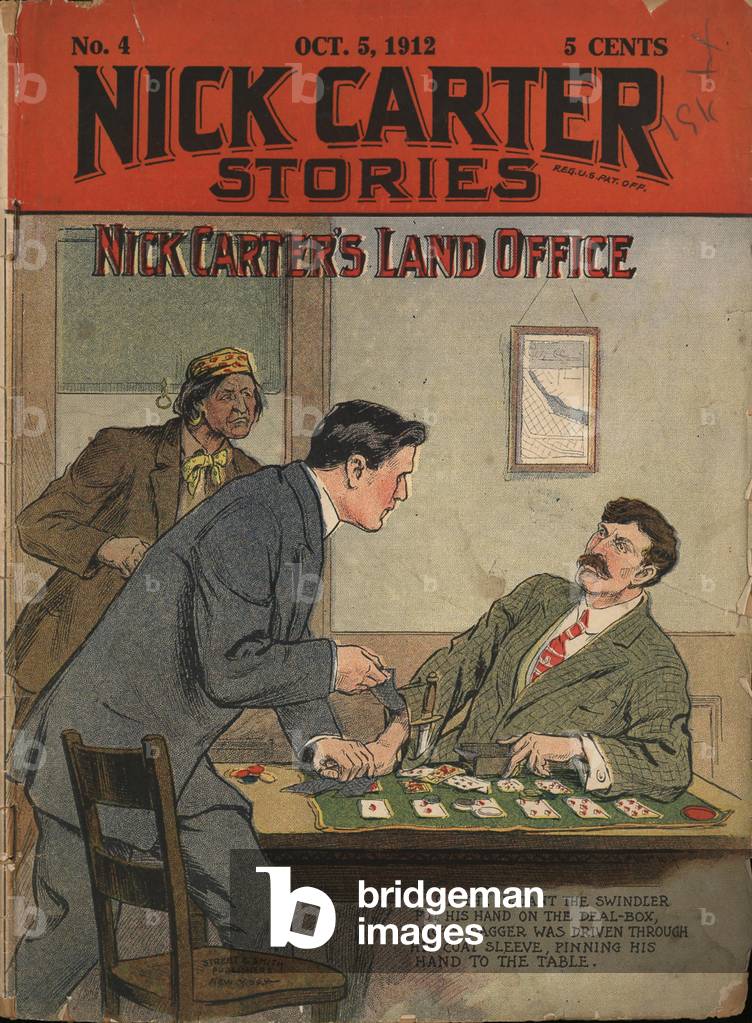 Nick Carter Stories Magazine Cover, USA, 1910s
